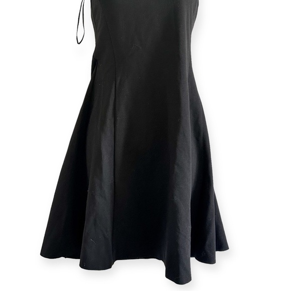 New with tag, Theory Black Leainna Fixture Ponte‎ One-Shoulder Dress,  P (00-0) - Picture 8 of 15
